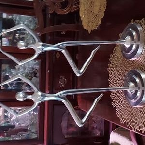 Abstract Ballerinas metal large set of 2.